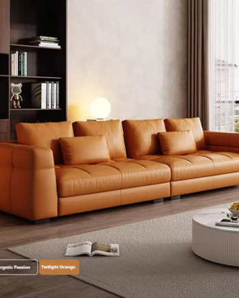 New Italian Blazer Leather Sofa